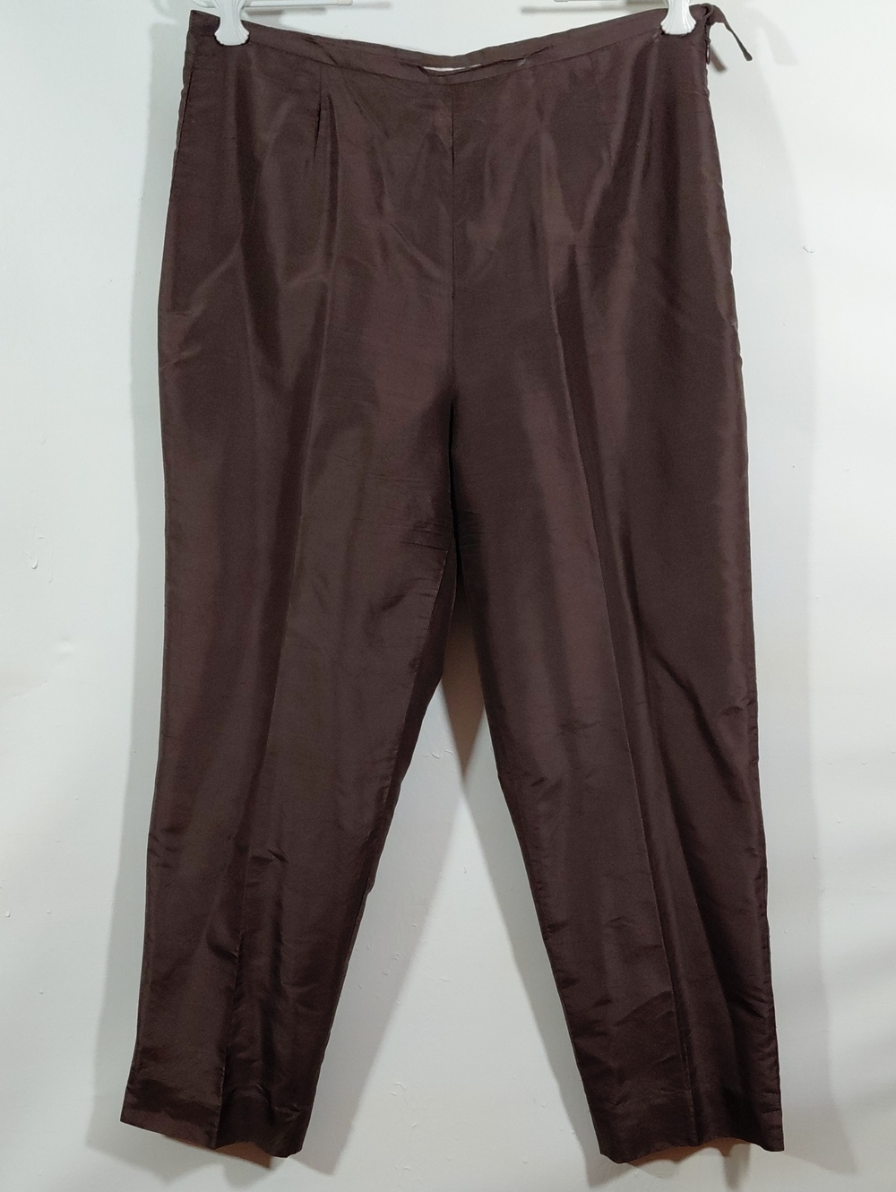 Women’s Tailored Straight-Leg Dress Pants - Brown